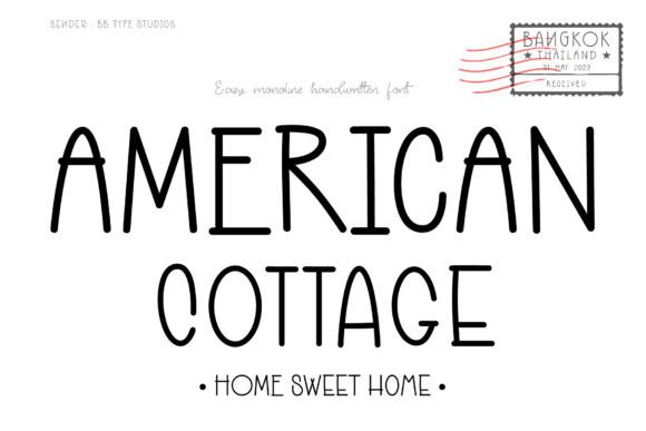 American Cottage: A Sweet Handwritten Font for Crafters and Makers
