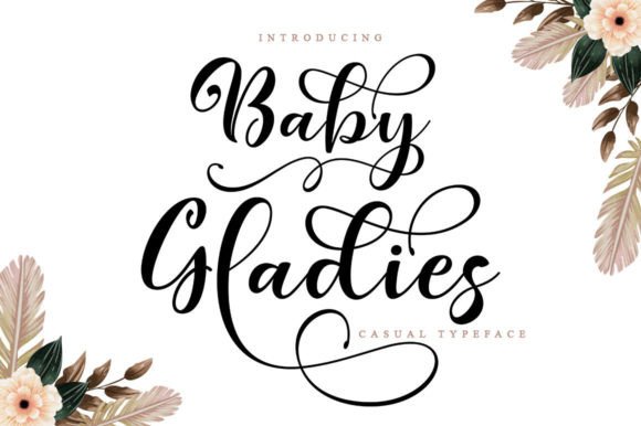 Baby Gladies: A Graceful Script Font for Elegant Editorial Design