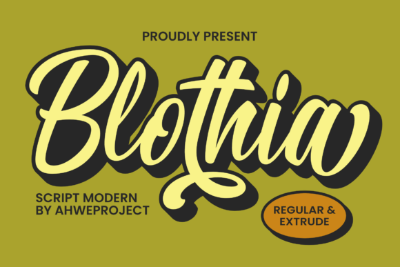 Blothia: A Dynamic Script Font for Modern Web Design