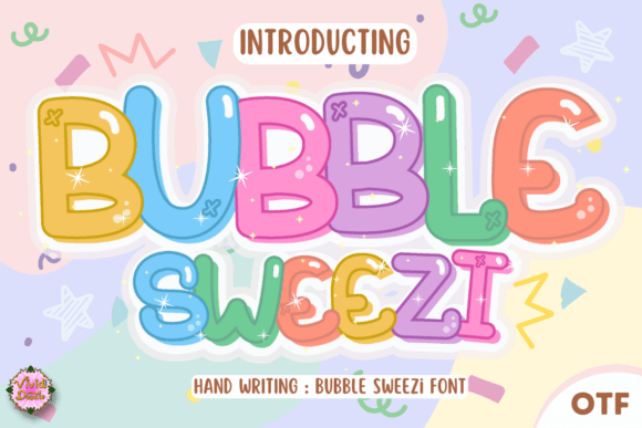 Bubble Sweezi: A Festive Script Font for Digital Branding and Web Design