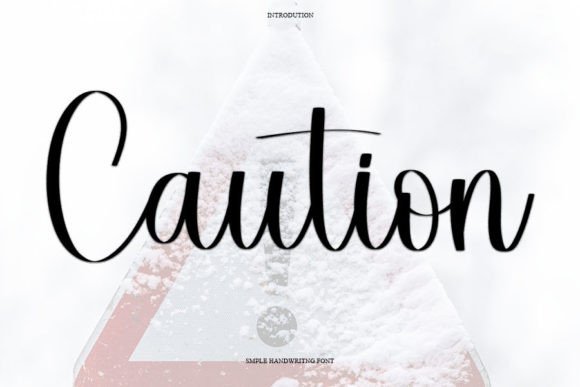 Caution Font: A Handwritten Touch for Modern Web Design