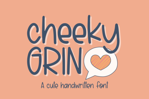 Cheeky Grin: A Playful Handwritten Font for Social Media and Campaign Design