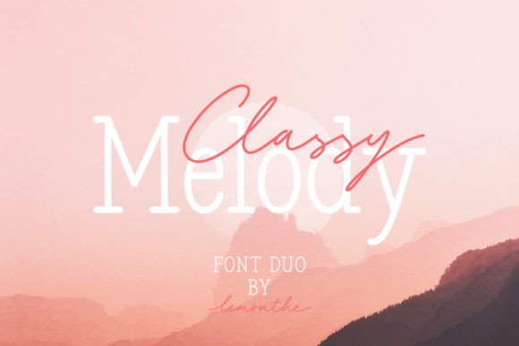 Classy Melody: A Modern Typeface for Scroll-Stopping Brand Visuals