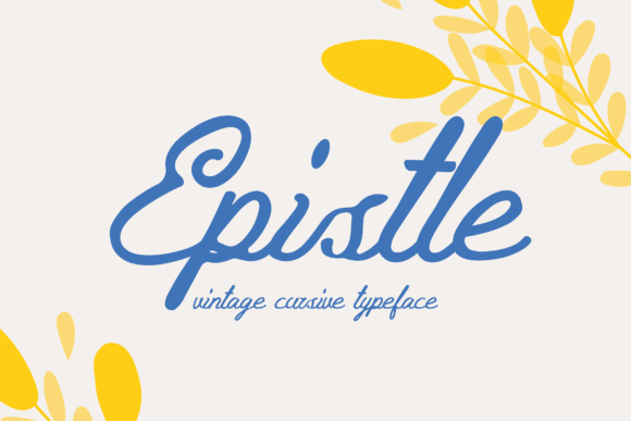 Epistle: A Vintage Cursive Font That Elevates Your Business Branding