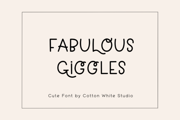 Fabulous Giggles: A Playful Script Font for Modern Web Design