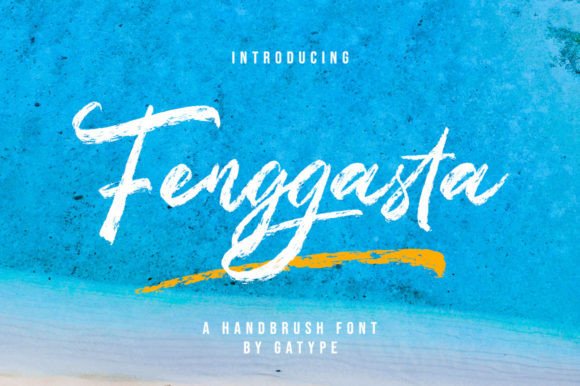 Fenggasta: A Handwritten Script Font for Modern Web and Brand Design