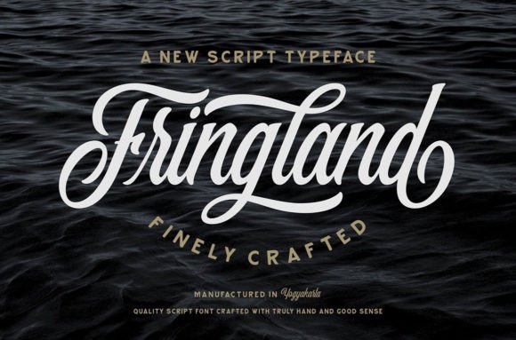 Fringland: A Commanding Script Font for Scroll-Stopping Digital Campaigns