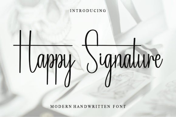 Happy Signature: A Versatile Script Font for Scroll-Stopping Digital Campaigns