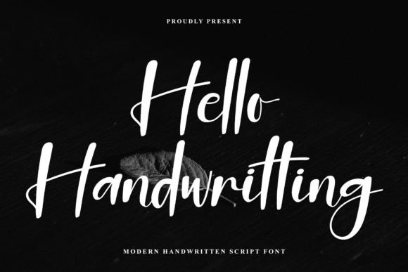 Hello Handwritting: A Charming Script Font for Editorial Elegance