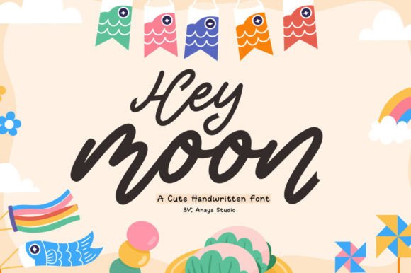 Hey Moon: A Script Font That Elevates Campaign Visuals with Subtle Sophistic