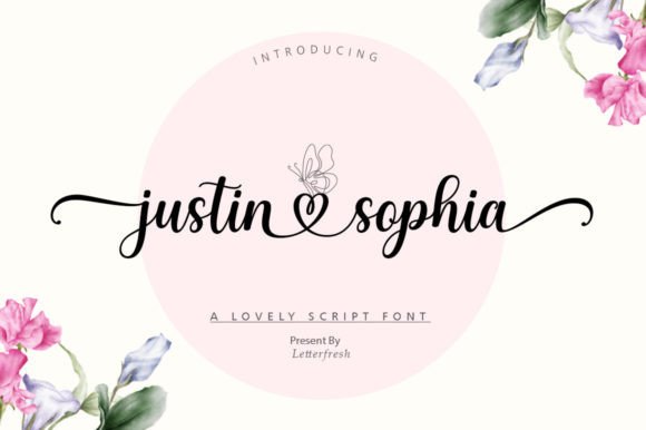 Justin Sophia: A Modern Script Font for Elegant Web Design