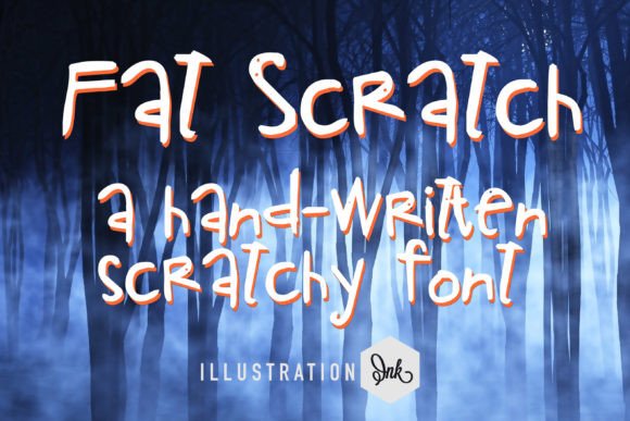Ldj Fat Scratch: A Playful Handwritten Font for Creative Editorial Design