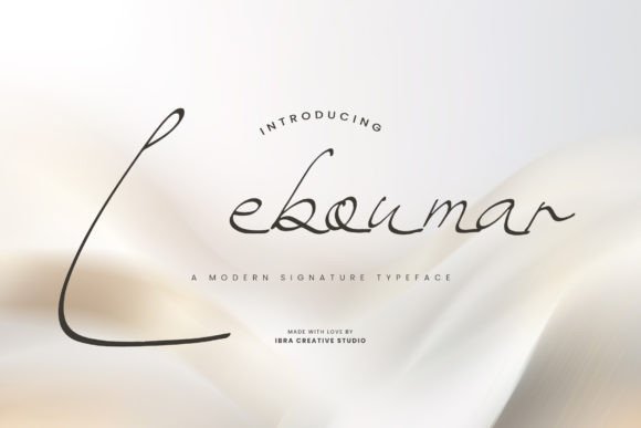 Leboumar: A Modern Script Typeface That Elevates Handmade Branding
