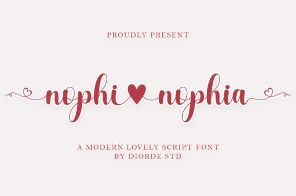 Nophi Nophia: A Handwritten Font with Heart for Crafters and Sellers