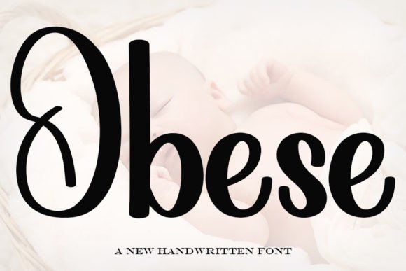 Obese Font: Elevating Web Design with Elegant Handwritten Typography
