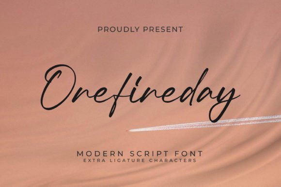 Onefineday: A Handwritten Font That Brings Warmth and Elegance to Branding