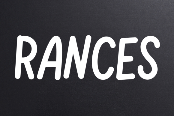 Rances: A Quirky Handwritten Font for Campaigns with Personality