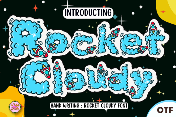 Rocket Cloudy: A Festive Script Font for Seasonal Campaigns