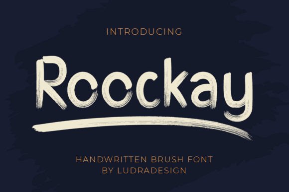 Roockay: A Modern Handwritten Brush Font for Digital Designers