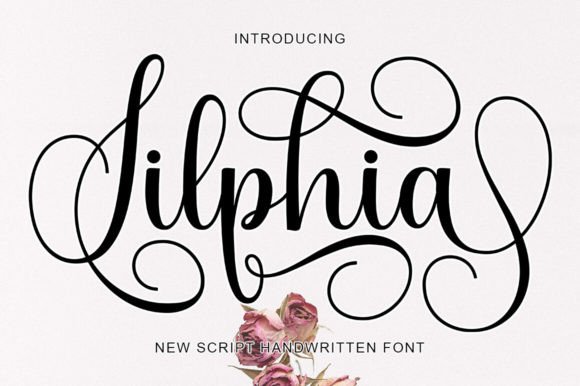 Silphia: A Handwritten Font That Brings Romance to Editorial Design