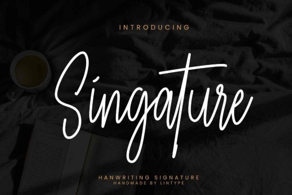 Singature: A Minimalist Signature Font for Modern Branding Projects