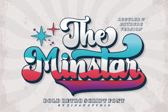 The Minstar: A Bold Script Font for Modern Editorial Design