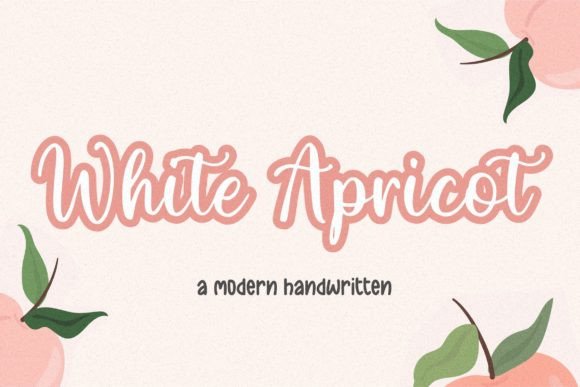 White Apricot: A Handwritten Font That Elevates Small Business Branding